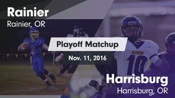 Matchup: Rainier  vs. Harrisburg  2016
