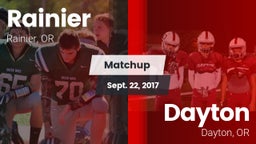 Matchup: Rainier  vs. Dayton  2017