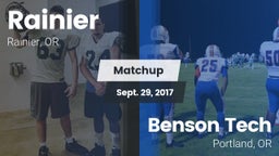 Matchup: Rainier  vs. Benson Tech  2017