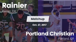 Matchup: Rainier  vs. Portland Christian  2017