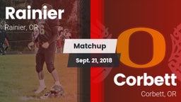 Matchup: Rainier  vs. Corbett  2018