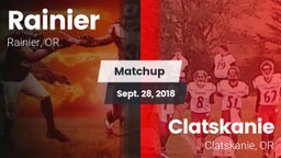 Matchup: Rainier  vs. Clatskanie  2018