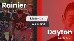 Matchup: Rainier  vs. Dayton  2018