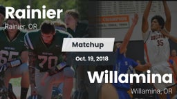 Matchup: Rainier  vs. Willamina  2018