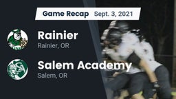 Recap: Rainier  vs. Salem Academy  2021