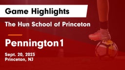 The Hun School of Princeton vs Pennington1 Game Highlights - Sept. 20, 2023