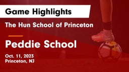 The Hun School of Princeton vs Peddie School Game Highlights - Oct. 11, 2023