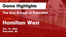 The Hun School of Princeton vs Hamilton West Game Highlights - Oct. 16, 2023