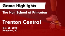 The Hun School of Princeton vs Trenton Central  Game Highlights - Oct. 20, 2023