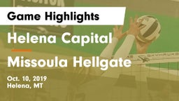Helena Capital  vs Missoula Hellgate  Game Highlights - Oct. 10, 2019