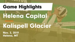 Helena Capital  vs Kalispell Glacier  Game Highlights - Nov. 2, 2019