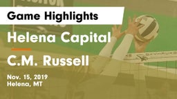 Helena Capital  vs C.M. Russell  Game Highlights - Nov. 15, 2019
