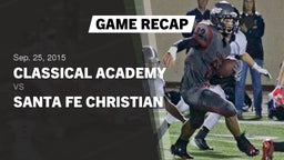 Recap: Classical Academy  vs. Santa Fe Christian 2015