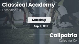 Matchup: Classical Academy vs. Calipatria  2016