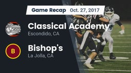 Recap: Classical Academy  vs. Bishop's  2017