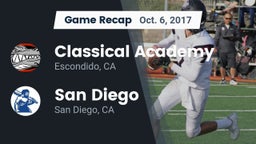 Recap: Classical Academy  vs. San Diego  2017