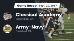 Recap: Classical Academy  vs. Army-Navy  2017