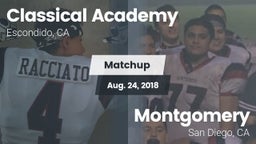 Matchup: Classical Academy vs. Montgomery  2018