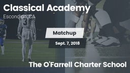 Matchup: Classical Academy vs. The O'Farrell Charter School 2018