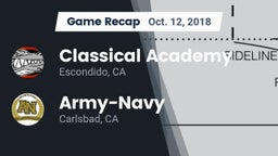Recap: Classical Academy  vs. Army-Navy  2018
