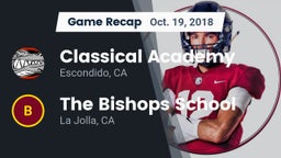 Recap: Classical Academy  vs. The Bishops School 2018