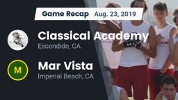 Recap: Classical Academy  vs. Mar Vista  2019