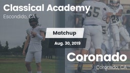 Matchup: Classical Academy vs. Coronado  2019