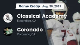 Recap: Classical Academy  vs. Coronado  2019