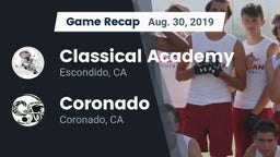 Recap: Classical Academy  vs. Coronado  2019