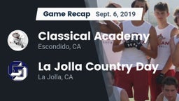Recap: Classical Academy  vs. La Jolla Country Day  2019