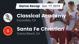 Recap: Classical Academy  vs. Santa Fe Christian  2019