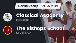 Recap: Classical Academy  vs. The Bishops School 2019