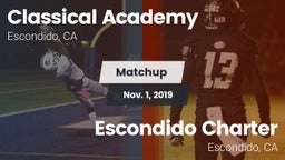 Matchup: Classical Academy vs. Escondido Charter  2019