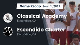 Recap: Classical Academy  vs. Escondido Charter  2019