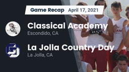 Recap: Classical Academy  vs. La Jolla Country Day  2021