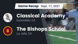 Recap: Classical Academy  vs. The Bishops School 2021