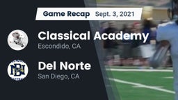 Recap: Classical Academy  vs. Del Norte  2021