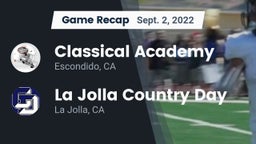 Recap: Classical Academy  vs. La Jolla Country Day  2022