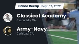 Recap: Classical Academy  vs. Army-Navy  2022