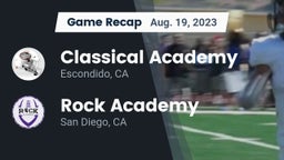 Recap: Classical Academy  vs. Rock Academy  2023