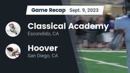 Recap: Classical Academy  vs. Hoover  2023