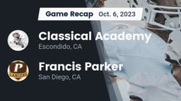 Recap: Classical Academy  vs. Francis Parker  2023