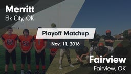 Matchup: Merritt  vs. Fairview  2016