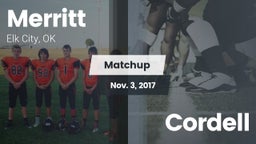 Matchup: Merritt  vs. Cordell 2017