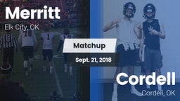 Matchup: Merritt  vs. Cordell  2018