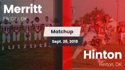 Matchup: Merritt  vs. Hinton  2018