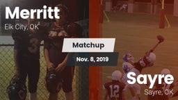 Matchup: Merritt  vs. Sayre  2019