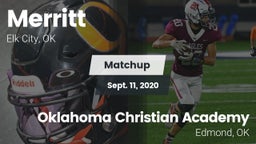 Matchup: Merritt  vs. Oklahoma Christian Academy  2020