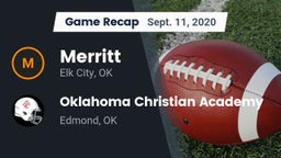 Recap: Merritt  vs. Oklahoma Christian Academy  2020