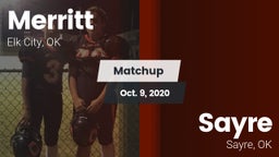 Matchup: Merritt  vs. Sayre  2020